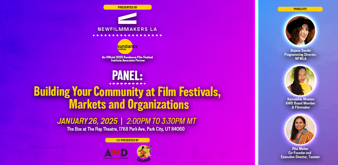 Building Your Community at Film Festivals Markets and Organizations NFMLA IMAGE