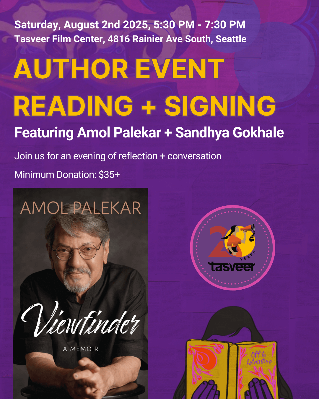 Amol Palekar Book Club Event